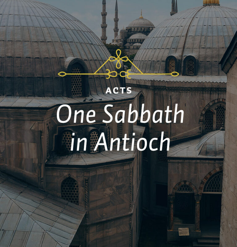 One Sabbath in Antioch